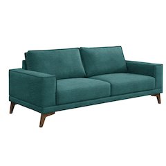 Jarrett Modern Upholstered Sofa, Blue