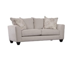 Porter Designs Hawthorne Chenille Fabric Sofa, Cream