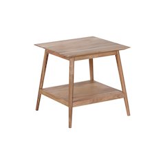Porter Designs Portola Solid Acacia Wood End Table, Natural