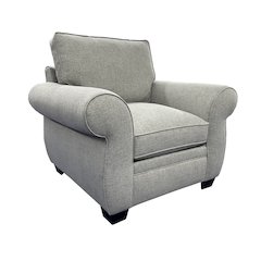 Oasis Transitional Chair, Gray