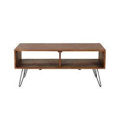 Brownstone Solid Pine Wood 42" Foldable Coffee Table