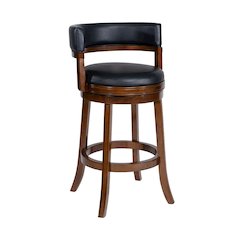Balen Swivel Bar Stool -Cappuccino Finish