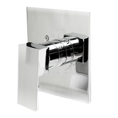 Polished Chrome Modern Square Pressure Balanced Shower Mixer