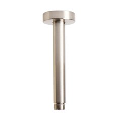 Brushed Nickel 6" Round Ceiling Shower Arm