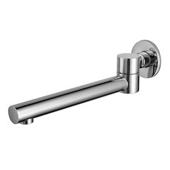 Polished Chrome Round Foldable Tub Spout
