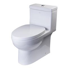 DUAL FLUSH ONE PIECE  HIGH EFFICIENCY LOW FLUSH CERAMIC TOILET