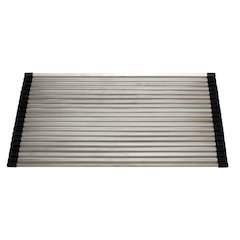 18" x 13" Modern Stainless Steel Drain Mat for Kitchen