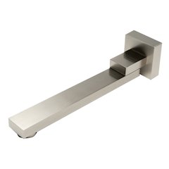 Brushed Nickel Square Foldable Tub Spout