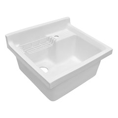 Vitreous China Single Bowl, Drop-in Sink