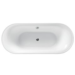 Bathhaus Oval Double Ended Freestanding Lucite Acrylic Bathtub