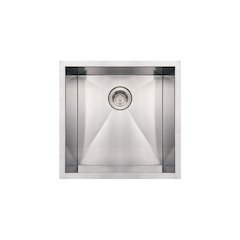 Noah's Collection Brushed Stainless Steel Commercial Single Bowl Undermount Sink