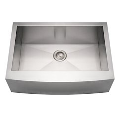 Noah's Collection Brushed Stainless Steel Commercial Single Bowl Sink