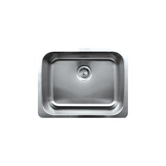 Noah's Collection Brushed Stainless Steel Single Bowl Undermount Sink
