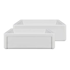 Collection 33" Reversible Single Bowl Fireclay Kitchen Sink