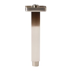 Brushed Nickel 6" Square Ceiling Shower Arm