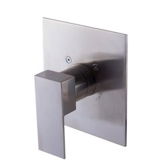 Brushed Nickel Modern Square Pressure Balanced Shower Mixer