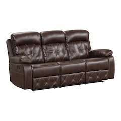 Furniture of America Pannet Manual Reclining Sofa