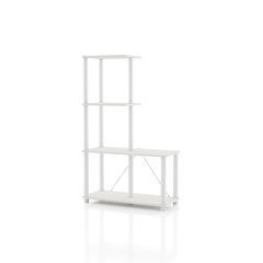 Seni 4-Cube Shelves Wood Open Bookcase