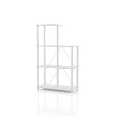 Seni 5-Cube Shelves Wood Open Bookcase