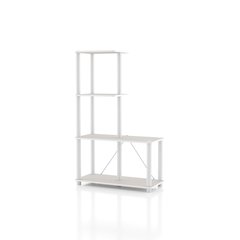 Seni 4-Cube Shelves Wood Open Bookcase