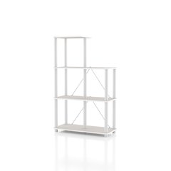 Seni 5-Cube Shelves Wood Open Bookcase