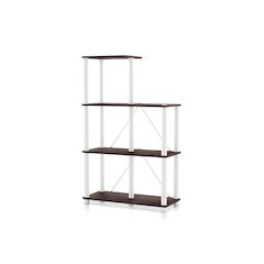 Seni 5-Cube Shelves Wood Open Bookcase