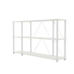 Wood 3-Tier Bookcase with Open Shelves for Living Room or Office Spaces