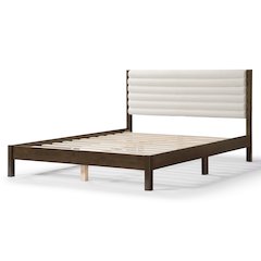 Furniture of America Pammiel Boucle Upholstered Bed