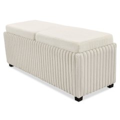 Furniture of America Benswick Storage Ottoman Bench