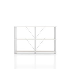 Seni 3-Tier 47-Inch Shelves Wood Open Bookcase