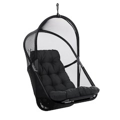 Drift Patio Foldable Porch Swing Chair with Cushion