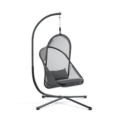 Sway UV-Resistant Foldable Patio Swing Chair with Stand