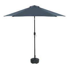 Skua Modern Round Tilting Patio Umbrella with Base Included