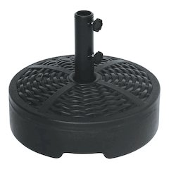 Fab Black Plastic Fillable Free Standing Umbrella Base