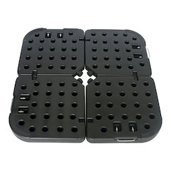 Tengram Black Plastic Patio Cantilever Umbrella Base