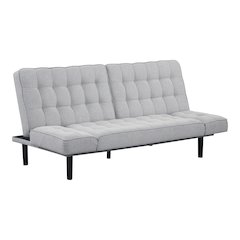 Sunith Wood Frame Fabric Futon Sofa Bed