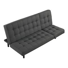 Willen Wood Frame Fabric Futon Sofa Bed