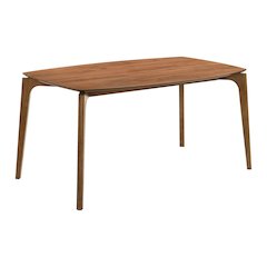 Ommet Walnut 59-inch Wood Counter Height Dining Table