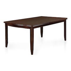 Ellenwood Wood Rectangle Dining Table in Espresso