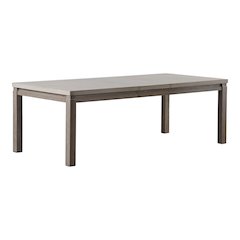 Telli Wood Two-Tone Dining Table in Gray