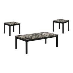 Isime Wood 3-Piece Coffee Table Set