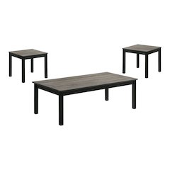 Isime Wood 3-Piece Coffee Table Set