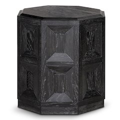 Ulan Modern Solid Wood Octagon End Table