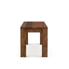 Molla Rustic Solid Wood Short Bench in Natural Tone