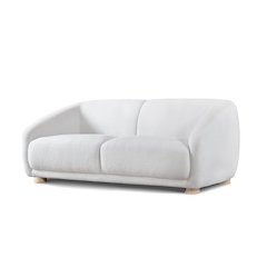 Amara Modern Boucle Loveseat with Sloped Arms and High Density Foam