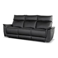 Telimate Leather Padded Reclining Sofa