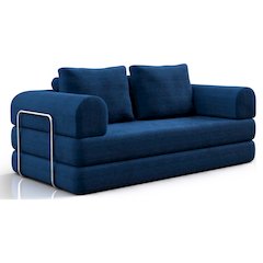 Sorai Chenille Foam Compressed Modular Sofa with Pillows
