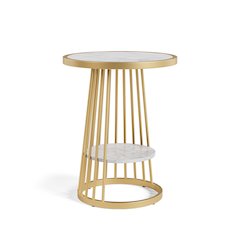 Amador Metal 1-Shelf Side Table