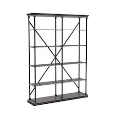 Toggin Industrial Metal 58-Inch Bookcase