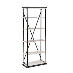 Toggin Industrial Metal 33-Inch Bookcase
